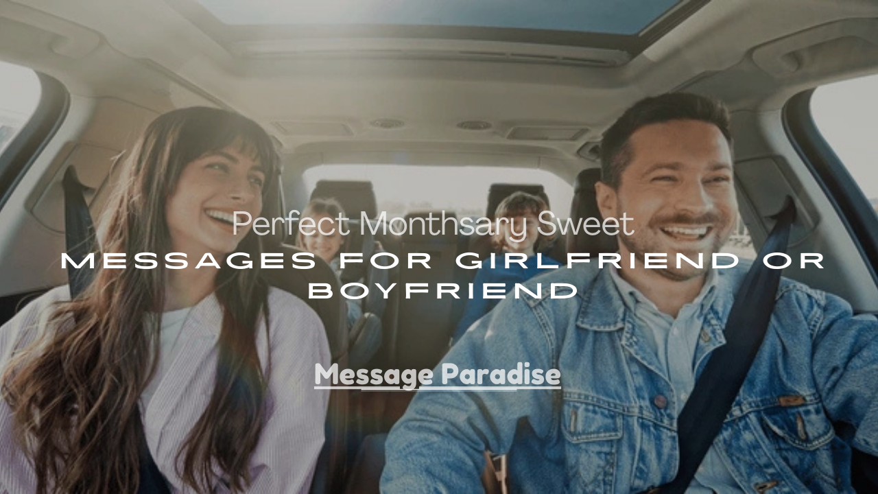 Sweet Messages for Girlfriend or Boyfriend