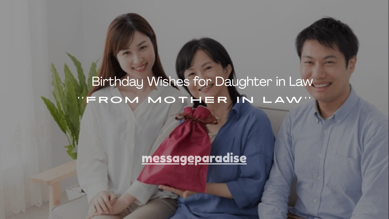 100+ Birthday Wishes for Daughter in Law From Mother in Law